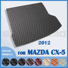 Car trunk mat for MAZDA CX5 CX-5 SUV 2012 cargo liner carpet interior accessories cover 2024 - buy cheap