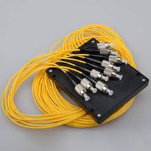 FTTH PLC ABS type FBT PLC optical fiber splitter FC/ UPC 1X8 PLC Singlemode Fiber Optical splitter 2024 - buy cheap