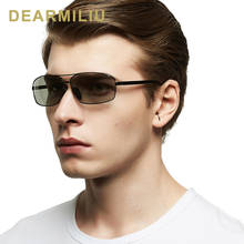 DEARMILIU Aluminum magnesium Frame Square UV400 Lens Photochromic Polarized Sunglasses Men Driving Day Night Vision Sun Glasses 2024 - buy cheap