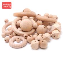 Mamihome 8-20mm Baby Wooden Teether Beech Beads Rings BPA Free Wooden Blank DIY For Nursing Gifts Tiny Rod Children'S Goods Toys 2024 - buy cheap