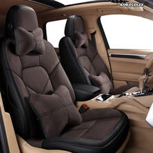 Kokololee conjunto de capa de assento de carro de couro personalizada, para acura mdx rdx rl tl ilx cdx drive, capas de assento de automóveis, estilo 2024 - compre barato