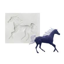 3D Horse Molds Silicone Mold Decorating Mold Icing Candy Sugar Gum Paste Moulds Cake Craft Imprint Baking Moulds Bakeware Pan 2024 - buy cheap