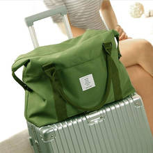 Вместительная холщовая женская сумка для путешествий, Модная Портативная Повседневная сумка для багажа, доступны высококачественные женские ручные сумки 2024 - купить недорого