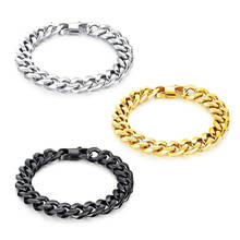 Pulsera de acero de titanio para hombre, modelo grueso de esqueleto de serpiente, 2021 CM, 20,5 CM, 21,2 CM, tendencia 22,5 2024 - compra barato