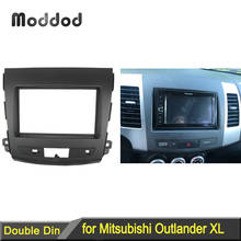 Radio Fascia for MITSUBISHI Outlander XL Double 2 Din CITROEN DVD Stereo Panel Dash Mounting Installation Trim Kit Face Frame 2024 - buy cheap