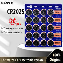 20PCS FOR SONY Original cr2025 Button Cell Batteries cr 2025 DL2025 LM2025 3V Lithium Coin Battery For Watch Weight Scale 2024 - buy cheap