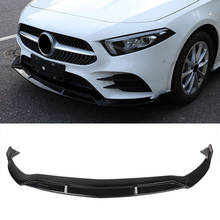 For 2019 Mercedes Benz W177 A-Class Sport Styling Auto Car Front Bumper Lip Chin Spoiler Splitter Lip Body Kit Spoiler Diffuser 2024 - buy cheap