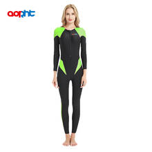 Women One Piece Professional Sports Keep Warm Full Body SwimWear Lycra Long Sleeve Sharkskin Competition Surfing SwimSuit 2024 - buy cheap