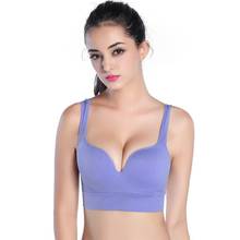 Women Stretch Push Up Workout Yoga Sports Bra Running Fitness Tank Top Gym Active wear Fitness Bra Shirt Vest Bras 2024 - buy cheap