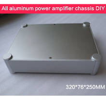 Chassi amplificador de potência 3206 de alumínio, case pré-amplificador dac/fone de ouvido, invólucro de potência 320*76*250mm 2024 - compre barato