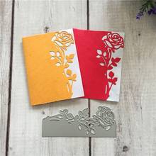 Troqueles de corte de Metal con hojas de rosas, plantillas con forma de flor para álbum de recortes, manualidades, tarjetas de papel, plantilla de corte en relieve 2024 - compra barato