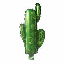 Mini balão de folha de personagem verde, 50 pçs cacto mexicano balão foleado para festival ao ar livre jardim botânico publicidade decoração globos de ar 2024 - compre barato