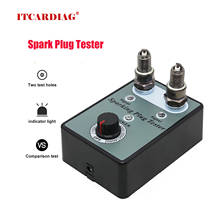 Car Spark Plug Tester Ignition Testers Automotive Diagnostic Tool Double Hole Analyzer for 12V Gasoline Vehicles Petrol Car 2024 - buy cheap