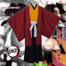 ¡Anime! Cazador de demonios: Kimetsu no Yaiba Keikoku Enichi Kimono uniforme del traje de Cosplay de Halloween carnaval traje envío gratis 2024 - compra barato
