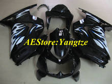 Kit de carenado de molde de inyección para motocicleta KAWASAKI, Juego de piezas de carenado blanco y negro para moto Ninja ZX250R 08 09 10 11 12 ZX 250R EX250 2008 2012, regalos VX29 2024 - compra barato