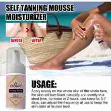 100ML Self Tanner Organic Natural Sunless Tanning Best Gradual Light Dark Body Lotion Care Skin Buildable Cream Medium 2024 - buy cheap