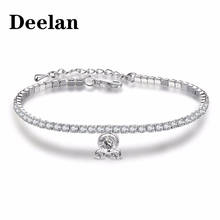 DEELAN charm bracelets for women Fashion Mickey Crystal Zircon Jewelry Girl Adjustable Bracelet Valentine's Day Gift jewellery 2024 - buy cheap