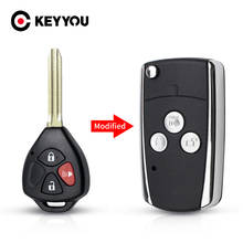 KEYYOU 10x 3 BUTTON REPLACEMENT REMOTE KEY SHELL UNCUT KEY BLANK FOR TOYOTA Matrix RAV4 2024 - buy cheap