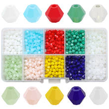 4mm Czech Glass Bicone Beads Kit for Making Crystal Jewelry Accessorie Crafts Material Loose Spacer Beaded Wholesale In Bulk 2024 - buy cheap