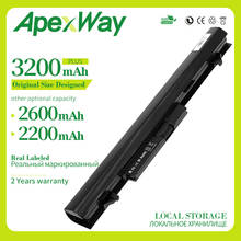 Apexway 4 клетки 740715-001 15-h000 15-S000 ноутбук Батарея батареи для hp 240 G2 CQ14 CQ15 OA04 HSTNN-PB5S HSTNN-LB5S черный 2024 - купить недорого