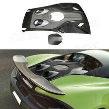 Dry Carbon Fiber Rear Trunk Boot Lid Tail Trim Exhaust Tip Cover For McLaren 540C 570S 570GT 600LT Style Body Kit 2024 - buy cheap
