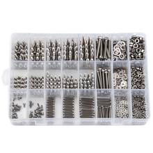 1080PCS M2/M3/M4 Stainless Steel Hex Socket Bolt and Nuts Set Fastener Hardware Hexagon Socket Head Cap Screws Flat Washer with 2024 - buy cheap