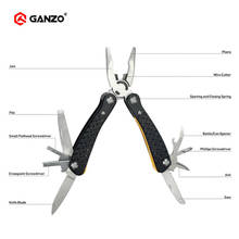 Ganzo G106 Folding Knife Multi Combination Pliers 440C Stainless Steel Hand Tools Folding Knife Pliers Multitools 2024 - buy cheap