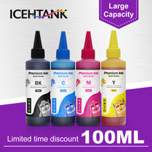 ICEHTANK Universal 100ml Bottle Dye Ink Refill For HP for Canon For Epson For Brother Printer Ink Inkjet Cartridge Ciss tank 2024 - buy cheap