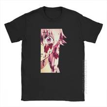 Yuno-camiseta masculina de algodão, camiseta básica com estampa de mirai, gasai, anime, manga, futuro, laticínios, japonês 2024 - compre barato