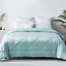 Solid Cooling Summer Quilt Washed Cool Cold Feeling Comforter Bed Cover Cool Coverlet Air Condition Summer Blanket Bedspreads 2024 - buy cheap