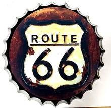 Tapa de botella con señal de estaño moderna Road Route 66 Mother Road, decoración Vintage de Metal para pared, Bar/Pub/cafetería/Cocina/restaurante 2024 - compra barato