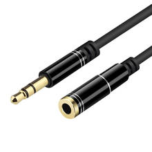 Audio Line headphones jack 3.5mm jack Female to 3.5 mm Male headset Stereo Audio Extension Cable Cord for Speaker Phone PC MP3 2024 - buy cheap