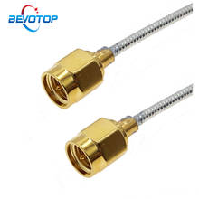 Cable Coaxial SMA macho a SMA macho RF, Cable semirrígido RG405, Cable de prueba de alta frecuencia 086 50ohm 2024 - compra barato