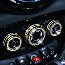 Автомобильная ручка регулировки температуры кондиционера, декоративная наклейка для MINI Cooper S F60 F57 F56 F55 F54, аксессуары для стайлинга автомобиля 2024 - купить недорого