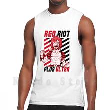Eijiro Kirishima ( Red Riot) Plus-Camiseta sin mangas Ultra, chaleco sin mangas Kirishima Boku No Hero Academia, Bnha Anime 2024 - compra barato