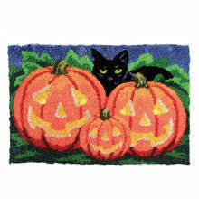 Latch Hook Kit Rug with Printed Canvas Crochet Needlework Crafts Shaggy DIY Latch Kits for Adults/Kids Halloween Decoration 2024 - buy cheap