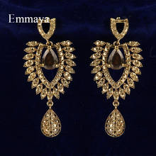 Emmaya Revivalism Series Ingenious Decorative Pattern In Dinner First Choice For Female Charming Zirconia Earring Fashion Trend 2024 - buy cheap