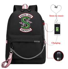 Mochila RIVERDALE South Side Backpack Usb Charge Laptop Backpack School Bags for Teenage Girls Women Backpacks Travel Backpack 2024 - buy cheap