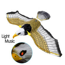 Luminous Bird Repellent Hanging Eagle With Music Flying Bird Scarer Garden Decoration Portable Flying Bird Garden Supplies #20 2024 - buy cheap