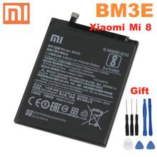 Xiao mi 100% Orginal BM3E 3400mAh Battery For Xiaomi Mi 8 Mi8 M8 BM3E High Quality Phone Replacement Batteries +Tools 2024 - buy cheap