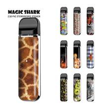 Funda de PVC con estampado de leopardo, zorro, Calavera, Skelekon, a prueba de golpes, para Vape, Smok Novo Pod 2024 - compra barato