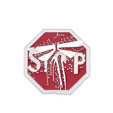 Популярная игра последняя из нас часть 2 брошь Светлячок логотип значки красная эмалированная булавка металлические броши аксессуары для косплея подарки сувенирные булавки 2024 - купить недорого