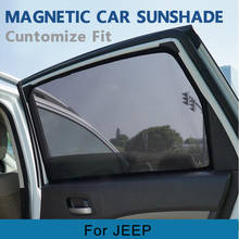 Car Full Side Windows Magnetic Sun Shade UV Protection Ray Blocking Mesh Visor For Jeep Grand Cherokee 2024 - buy cheap