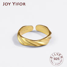 Anéis de prata esterlina para mulheres 925 padrão vintage casamento joia tendência grande ajustável anéis antigos 2024 - compre barato