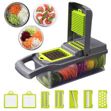 Cortador de legumes multifuncional, utensílios de cozinha, lâmina de aço, descascador de batatas, ralador de cenoura, acessórios de cozinha 2024 - compre barato