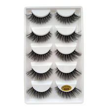 5 Pairs Mink Eyelashes False Eyelashes natural Long False Lashes 3D Mink Lashes 3D Lashes Mink Faux Cils Cilios Fluffy Lashes 2024 - buy cheap