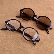 Vazrobe óculos de leitura de vidro masculino feminino redondo ler óculos de sol magnify + 100 150 200 250 300 tartaruga molduras 2024 - compre barato