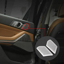 Pegatinas de cubierta de marco de decoración de altavoz estéreo de puerta trasera de coche para BMW X5 G05 40i 2019, embellecedor de altavoz de Audio Interior 2024 - compra barato