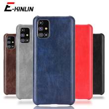 Litchi Leather Hard Back Cover For Samsung Galaxy M02s M01s M01 Core M51 M10 M20 M30 M40 M11 M21 M30 M10S M30S M31s Phone Case 2024 - buy cheap