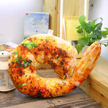 Almohada de peluche con forma de comida de imitación, cojín suave para la cintura, juguetes rellenos, suave 2024 - compra barato